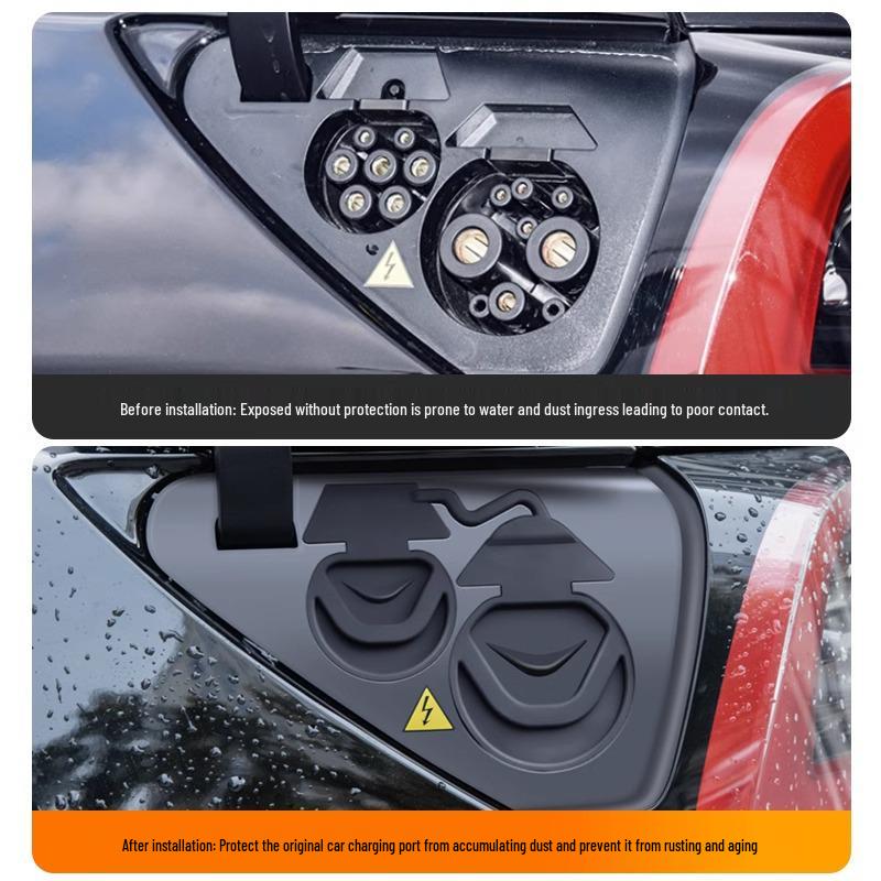 Silicone Dust & Waterproof Cover for Tesla Model Y/3 Charging Port