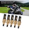 Aramox Brake Switch, Motorcycle Brake Clutch Switch 5pcs Motorcycle Front Rear Light Rear Brake Clutch Switch