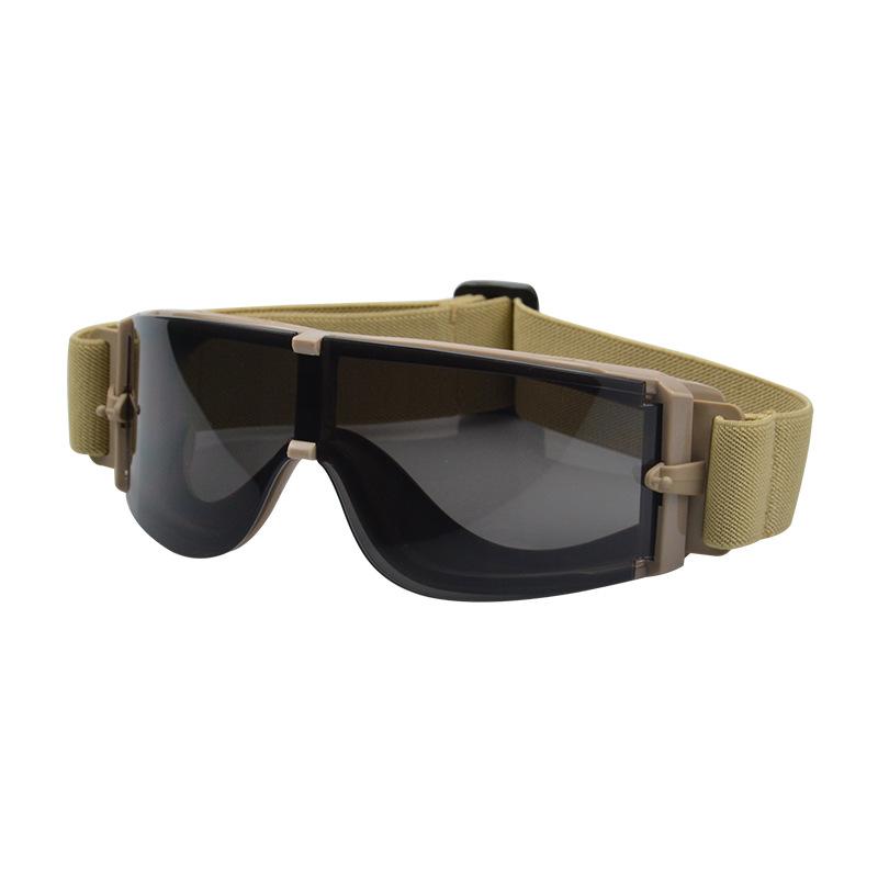 X800 Beschermende bril, tactische bril, explosiebestendige ballistische bril, impactbestendige veld special forces beschermende bril