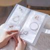New Transparent Jewellery Storage Book For Earring Rings Necklace Organizer 20 Bags