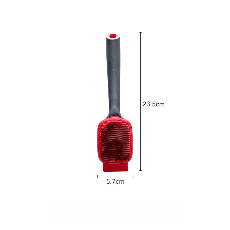 Household Kitchen Long Handle Pot Brush Special Silicone Does Not Hurt The Pot Wash Pot Brush Wash Pot Brush