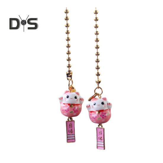 Rearview Mirror Pendant Car Interior Hanging Accessories Easy To Hang Adorable Appearance Lucky Cat Hanging Decoration