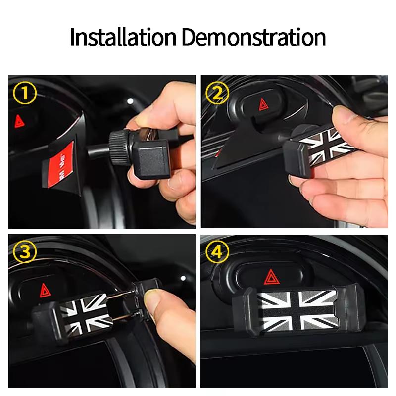 For Mini Cooper F54 F55 F56 F57 F60 Car Dashboard Slot Mount Phone Holder Auto Interior Navigation Phone Holder Car Accessories