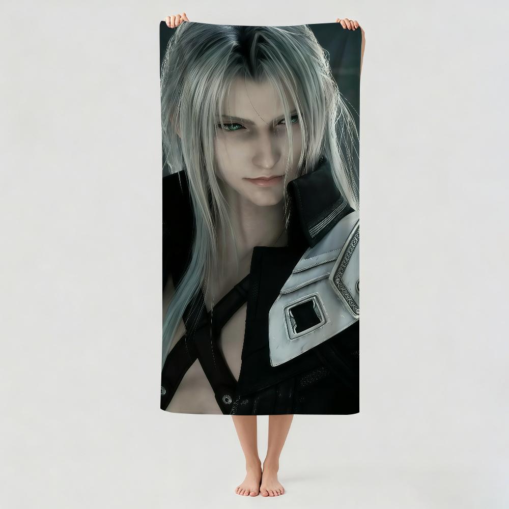 Adventure game F-Final F-Fantasy Towel Drying Bath Towel Applicable To Light Swimming Camping Yoga Beach Out