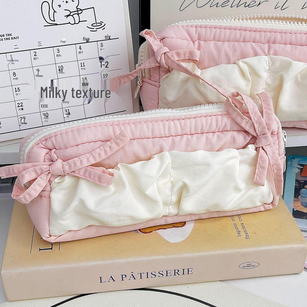 Cloud Toast Bow Large Capacity Pencil Case for Elementary & Junior High Students