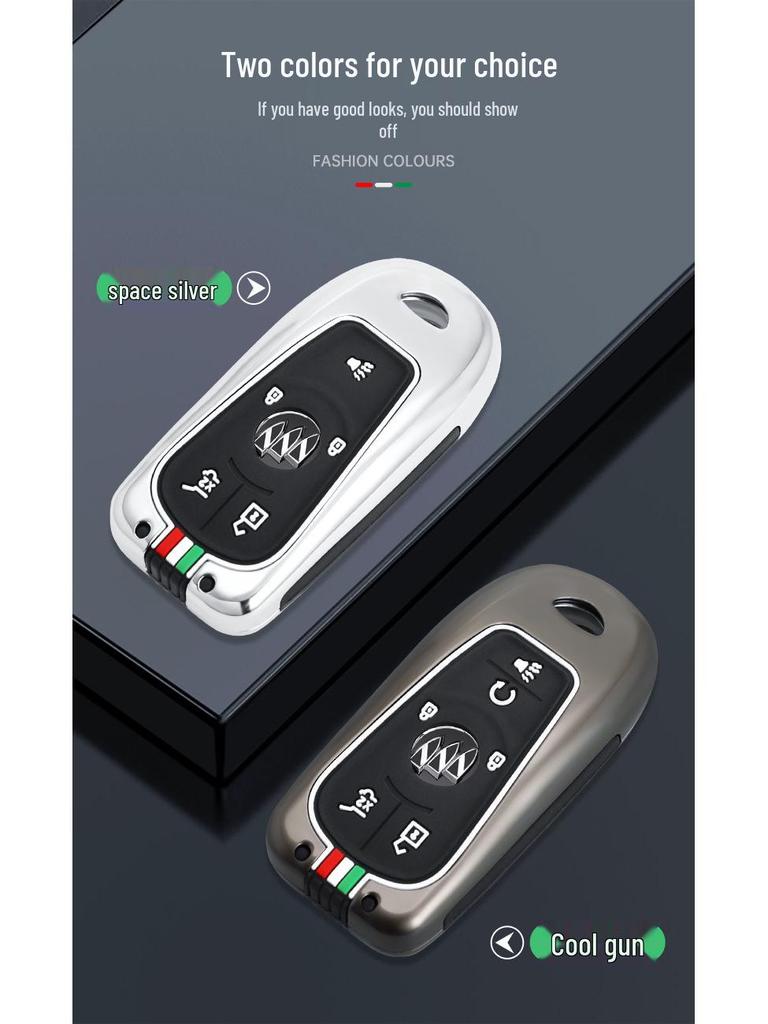 Buick Key Case for LaCrosse, GL8, Regal, Verano, Encore GX, Envision Pro, Excelle 6