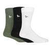 Modern Amusement Mens Robin Silver Lake Crew Socks (Pack of 3)