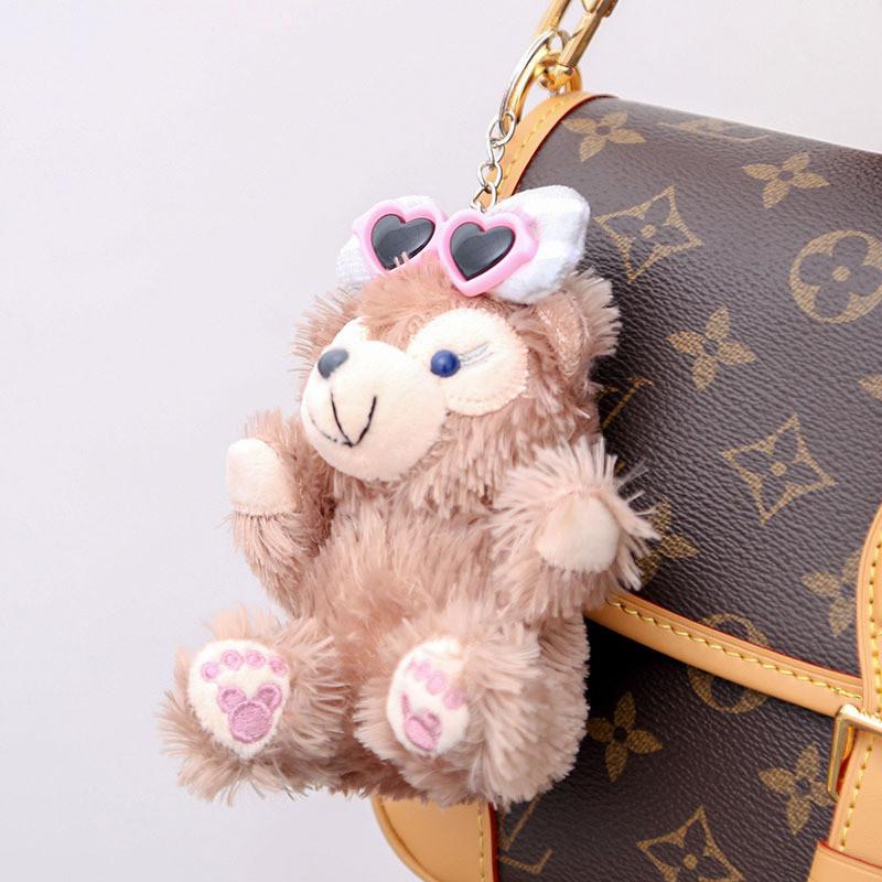 Cute Shelliemay Sitting Position Sunglasses Plush Toy Doll Pendant Keychain For Bag Decoration And Collectors Gift