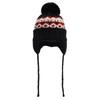 Fair Island wind knitted hat children's ear protection Lei Feng hat autumn and winter big head circumference retro jacquard warm and cold scarf