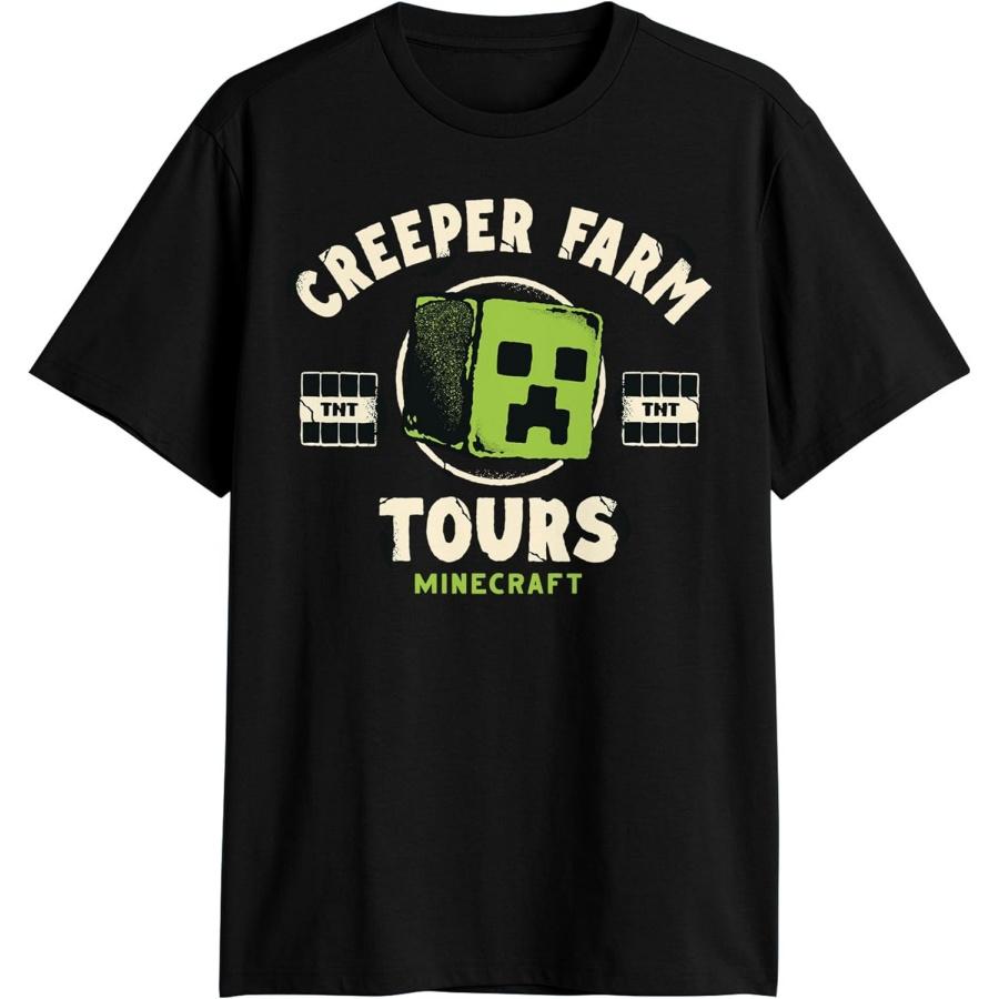 Футболка для взрослых с изображением Фермы Криперов из Minecraft S