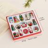 New Wooden Christmas Boxed Pendant Small Gifts Gifts Small Train Puppets Christmas Tree Ornaments
