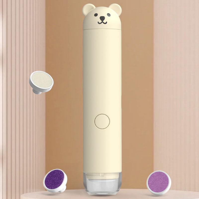 Little Bear Elektrischer Nagelfräser, Elektrischer Nagellackentferner für Babys, Kratzfest, Tragbarer Nagelknipser, Nagelpflege