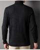 Men's Medium-Thick Solid Color Worsted Wool Turtleneck Sweater