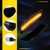 For 2019-24 Chevrolet Blazer Amber LED Bumper Side Marker Light Kit Smoke Lens B