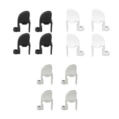 Pontoon Rail Hanger Flexible Use Boat Accessories Nylon Versatile Pontoon Boat Clips for 1in and 1.25in Rectangular Tube
