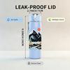 1PC Mountain Lake Scenery Landscape Print 750ml Color Plastic Sports Water Bottle Leakproof Flip Straw Lid Suitable for Sports Office Home Use