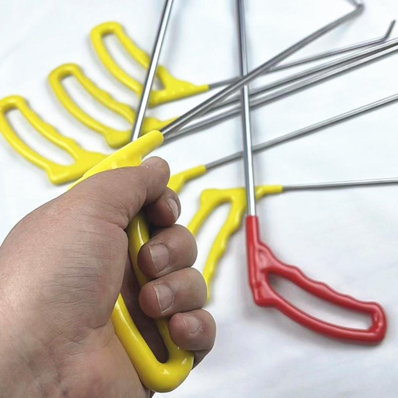 2Pcs/8Pcs Car Body Repair Removal Tools Automotive Door Dent Repair Hooks Stainless Steel Push Rods Kits