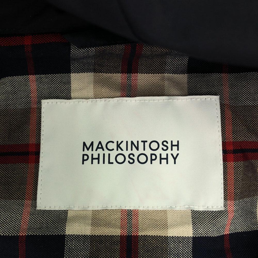 MACKINTOSH PHILOSOPHY Sanyo Shokai Куртка на молнии 38 Темно-синий С капюшоном Мужская Б/у