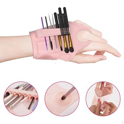 Silicone Makeup Pad Brush Cleaner Multipurpose Glove Palette Cosmetic Organizer