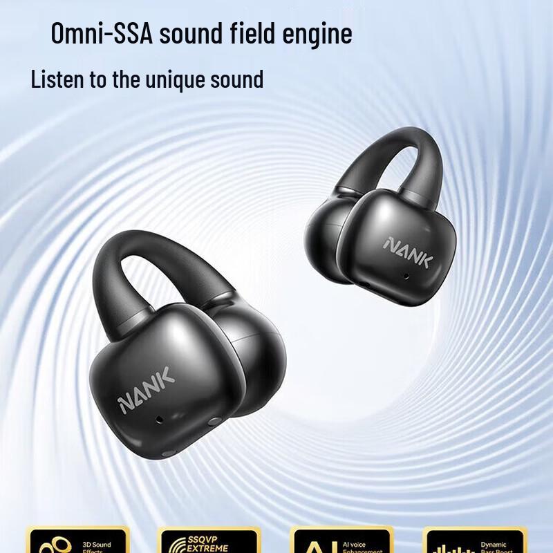 NANKA Clip Super Open-Ear Sports Bluetooth Earphones