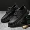 Mens Oxfords Breathable Leather Flats Formal British Style Dress Shoes Fashion Handmade Luxury Casual Shoes Low Top Sneakers