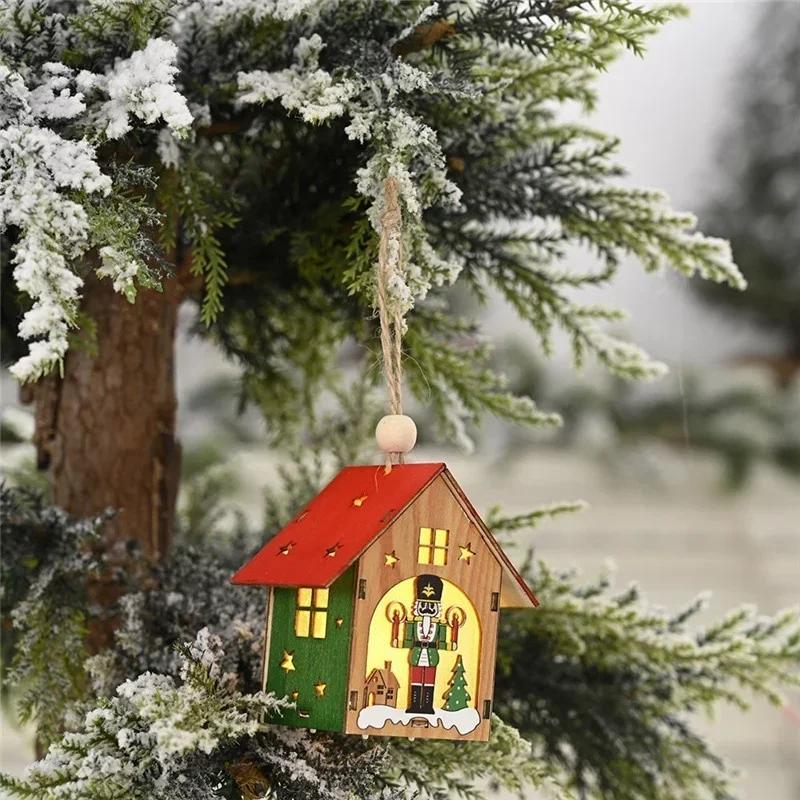 Christmas Series LED Lights Pendants Decoration Ornaments Christmas Table Decoration Xmas Light LED Christmas Decor Supplies