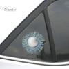 3D Prank Tricky Broken Glass Sticker Realistic Visual Impact Waterproof Strong Stickiness Easy Application Car Decal Window Sticker