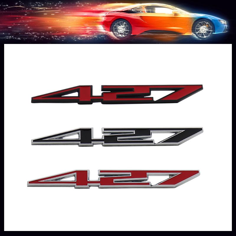 3D Premium 427 for car Hood Fender trunk Tail Rear Bonnet Nameplate Decal Emblem Badge Sticker