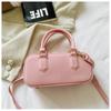 Solid Color Jelly Hobos Handbag Casual Dirty Resistant Crossbody Bag Pvc Waterproof Crossbody Satchel Cosmetic Storage Bag