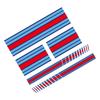 2PCS Car Door Side Bonnet Stripes Stickers Waterproof Vinyl Decals Car Body Styling Decorative Stickers Accessories For Fiat 500