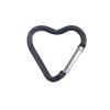 10 Piezas Mosquetón de Aluminio en Forma de Corazón Clip Llavero Gancho para Llavero para Exterior Hebilla Colgante para Botella de Agua Accesorios para Kit de Viaje