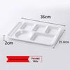 Huihuang Commercial Multi-Compartment Melamine Food Tray