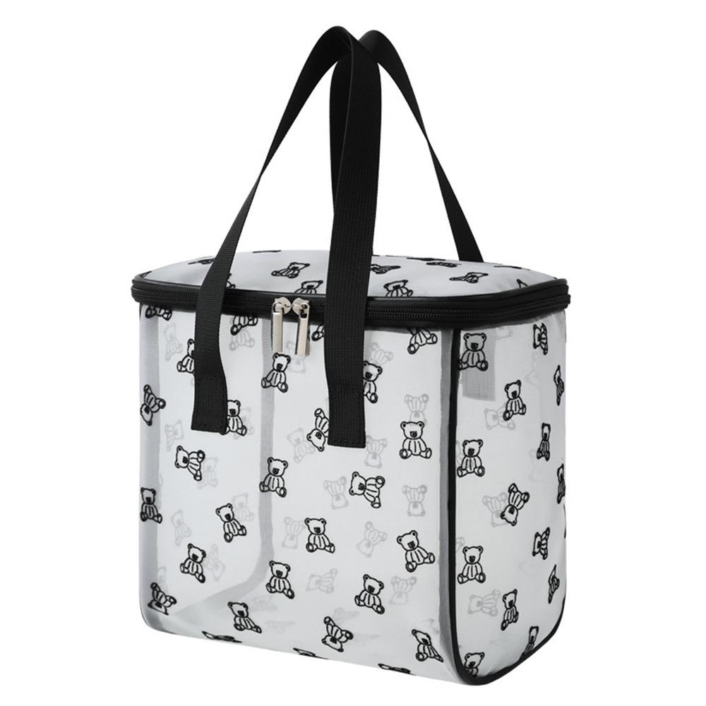 Large Capacity Mesh Cosmetic Bags INS Toiletries Storage Pouch Simple Visible Wash Handbag  Camping