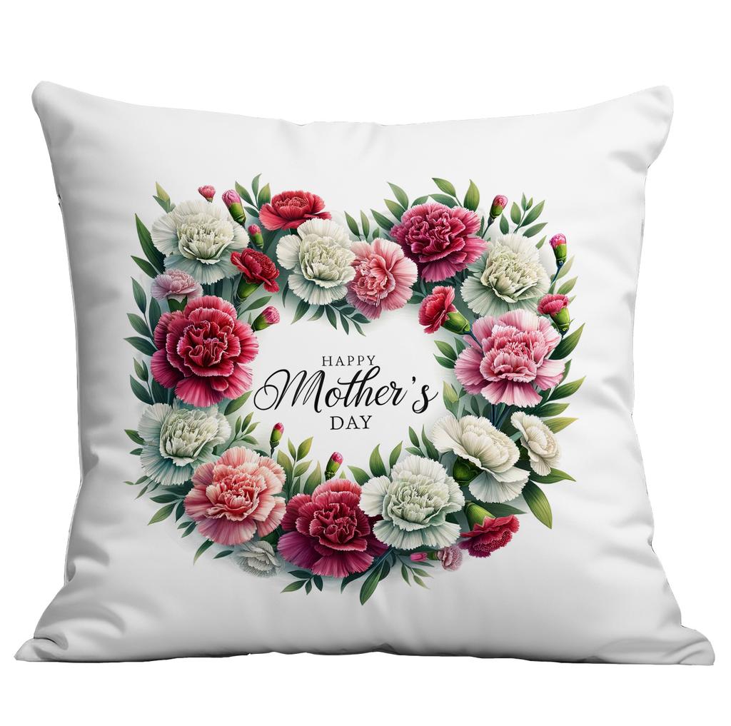 New Mother's Day Creative Wreath Letter Pillow Case Home Sofa Cushion Pillow Case