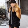 Men's high imitation fur jacket men's fox hair mink hair fur integrated jacket mink hair hooded coat casual