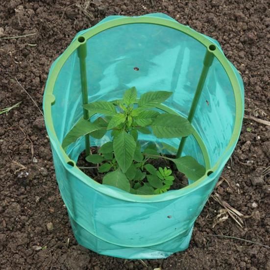 Frost Protection Plant Cage Ventilated Plant Guard from Animals Quick Setup Garden Cloches for Blueberry Bushes Vegetables Flowers Fruits Seedlings