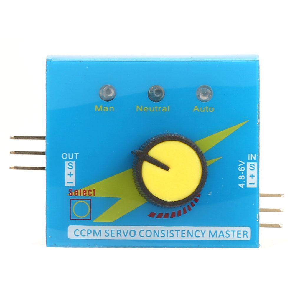3 Channels Multi Servo Tester RC Motor ESC Testing with Three Stage Indicator DC 4.2 6.0V