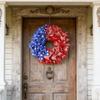 Independence Day Holiday Wreath Wall Hanging Decoration For Front Door Window Staircase Display Indoor And Indoor Use