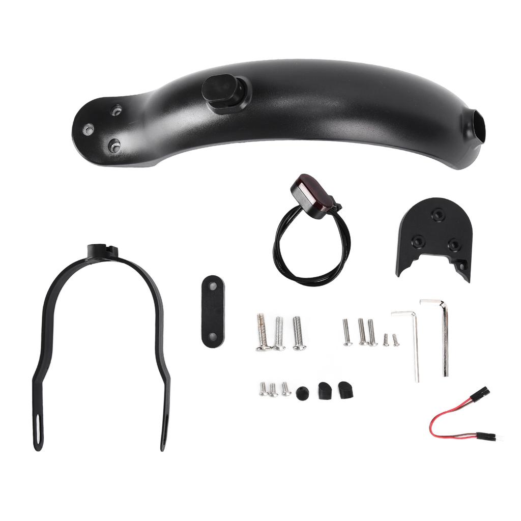 Rear Mudguard Scooter Fender Bracket Support with Rear Brake Light Scooter Replacement Accessory for Xiaomi M365