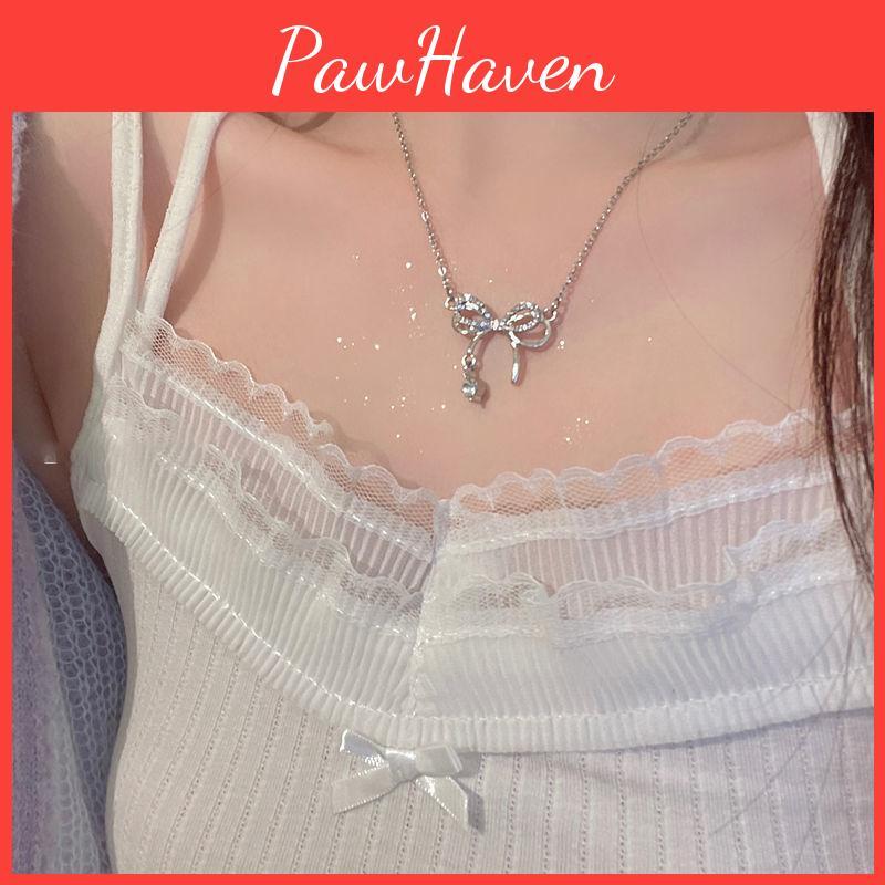 Mädchen Halskette in Herzform mit frischem Schmetterling Trendiges und einzigartiges Design Legierungsmaterial