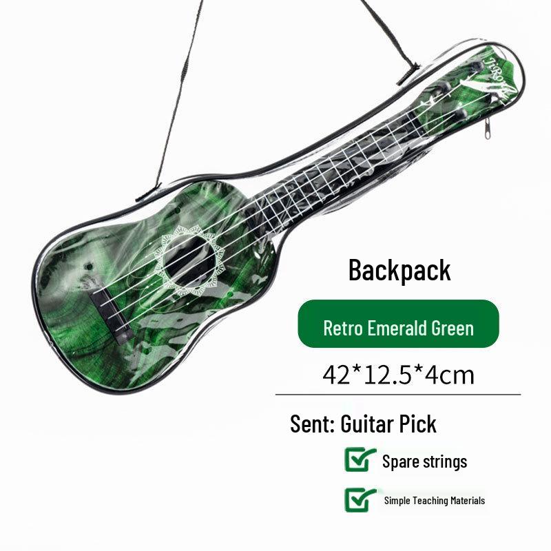 Beginner Ukulele for Students - Stylish, Cute Small Guitar with Monster Design, Ideal for Self-Study