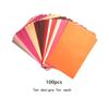 A5 Wrapping Papers Retro Multicolor Print Tissue Paper Bookmark Gift Wrapping Papers Floral Gift Packaging Material