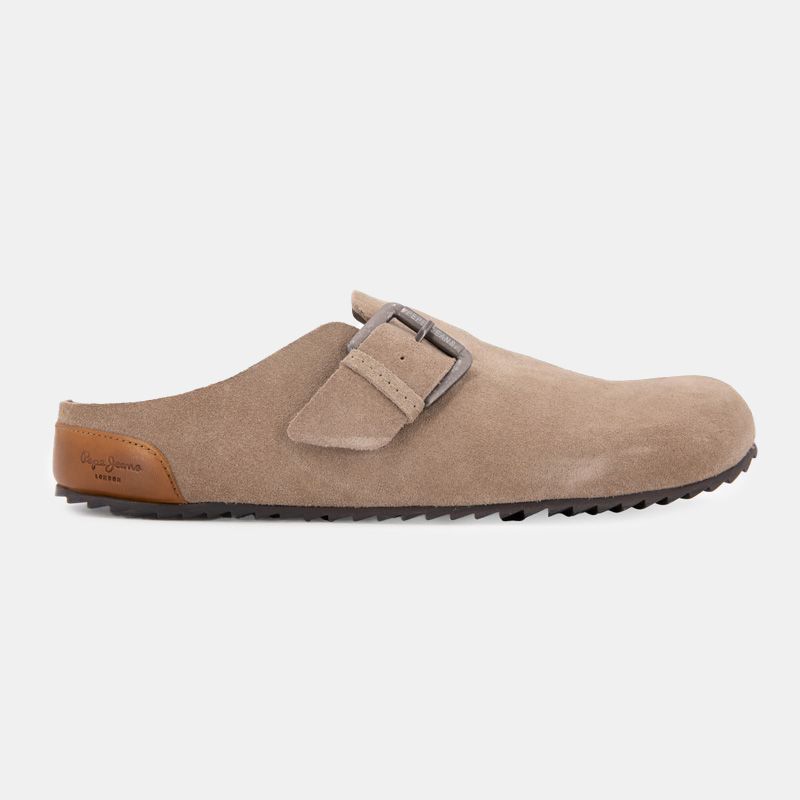 Mules sabots corby confort effet daim Homme PEPE JEANS