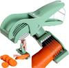 TodyJeyHo Manual Vegetable Cutter Stainless Steel Versatile Compact Easy Clean