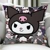 Kawaii S-Sanrio Family Cushion Cover Birthday Anniversary Gifts Double Sided Printed Zipper Cushion Cover Soft Skin Bedding