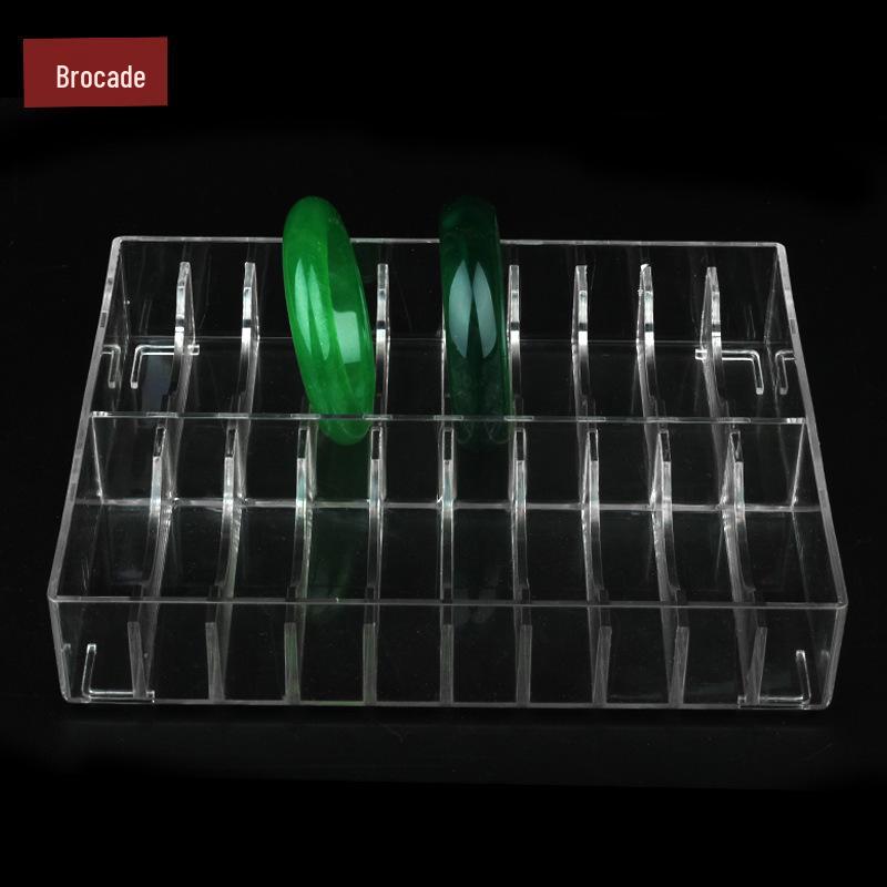 Acrylic 20-Position Bracelet Display Stand Jewelry Tray Ornament Box