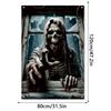 Large Size Halloween Curtain Hanging Design Horror Hanging Cloth  Festival Supplies