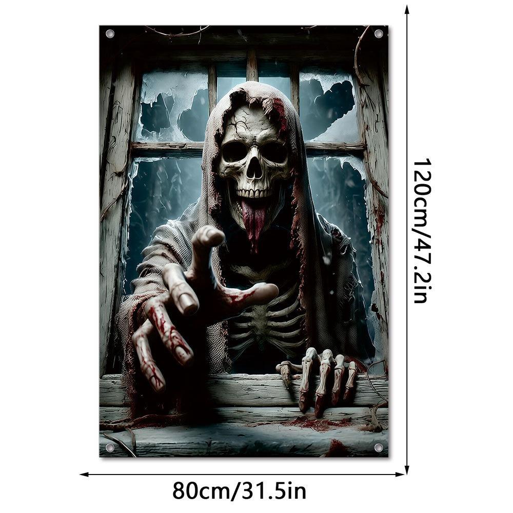 Large Size Halloween Curtain Hanging Design Horror Hanging Cloth Festival Supplies