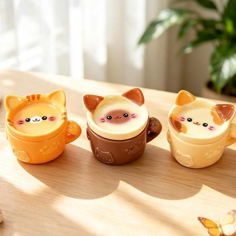 DIY Dollhouse Miniature Cat Coffee Cup Dollhouse Scene Decoration Mini Kitchen Utensils Dollhouse