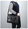 Pánská business casual kabelka aktovka - crossbody taška přes rameno pro kancelář a cestování
